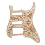 Guitarra de madeira Pickguard / SSH Guitar Pickguard Pick Pick Scratch Plate Maple para ST Guitar Parts