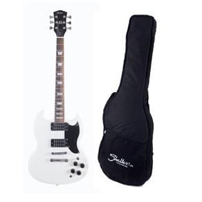 Guitarra Detroit Shelter Det305Gb W Branca Captação Dupla Bag