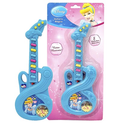 Guitarra Disney Princesas Infantil Meninas Musical 8 Melodias - Camp