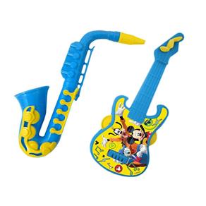 Guitarra e Saxofone Mickey Disney - Etitoys