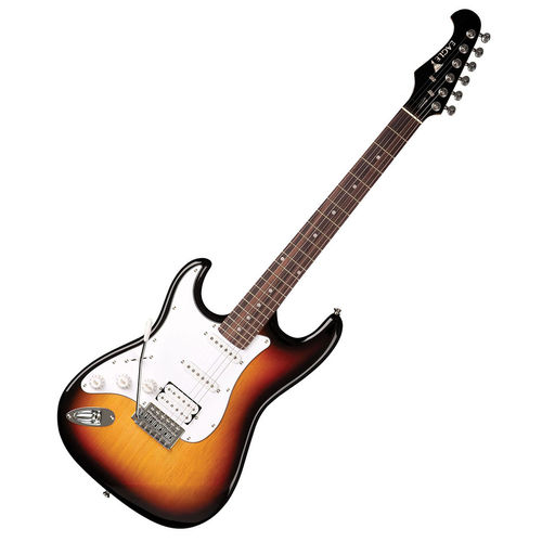 Guitarra Eagle Sts 002 Stratocaster Canhoto Sunburst