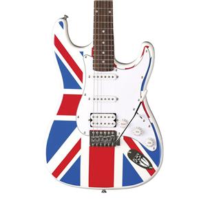 Guitarra Eagle Sts 002 Stratocaster Uk Flag