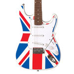 Guitarra Eagle Sts 001 Stratocaster Uk Flag