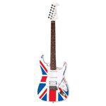 Guitarra Eagle Sts002 Uk Flag Britânica Stratocaster