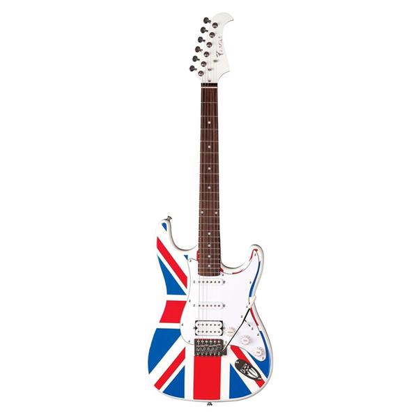 Guitarra Eagle STS002 UK Flag Britanica - Stratocaster