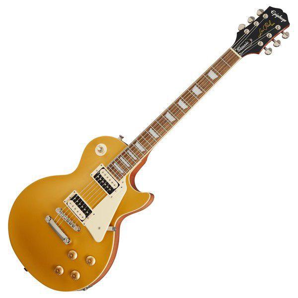 Guitarra Elet Epiphone Les Paul Classic Worn Metallic Gold