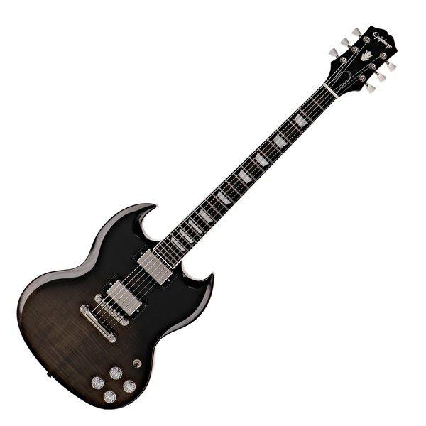 Guitarra Elet Epiphone Sg Modern Figured - Transblack Faded