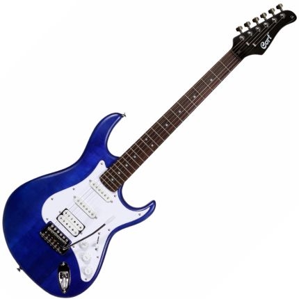Guitarra Elétrica Azul e Branco Maple Rosewood G50ht Cort