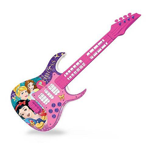 Guitarra Elétrica Brinquedo Infantil Princesa Toyng com Luzes e Som - Mix8 615301
