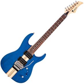 Guitarra Elétrica Eagle EGT61 STBL Azul Micro Afinação