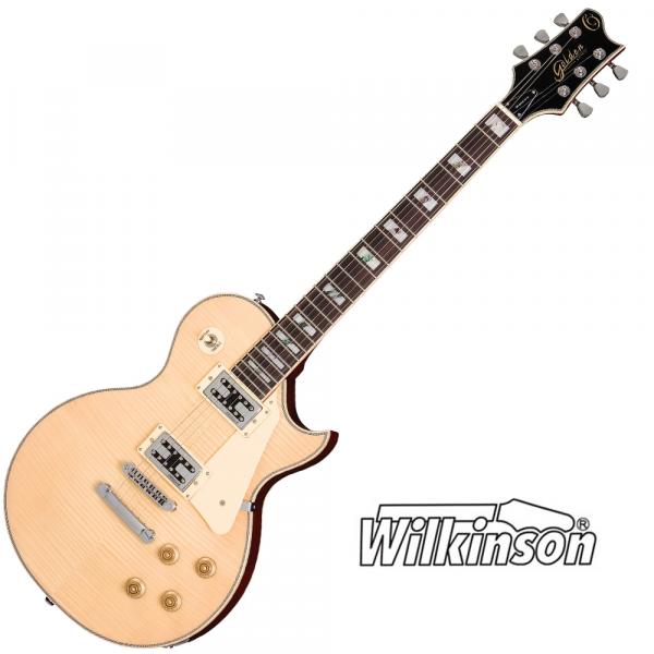 Guitarra Elétrica GGS500C NT Natural Les Paul Golden Cap. Wilkinson - Eagle