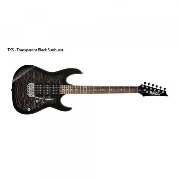 Guitarra Elétrica Ibanez Grx70qa-tks Transparent Black Burst