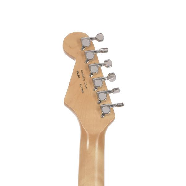 Guitarra Eletrica Land Branca Escudo Preto L-g1 Whe