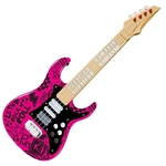 Guitarra Elétrica Pink Infantil Show Com Efeitos Toyng