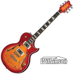 Guitarra Elétrica Semi-Hollow GSH560 YB Golden Cap. Wilkinson