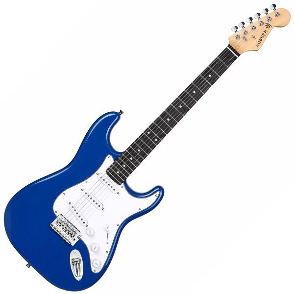 Guitarra Elétrica Strato Azul Aubst110 Auburn