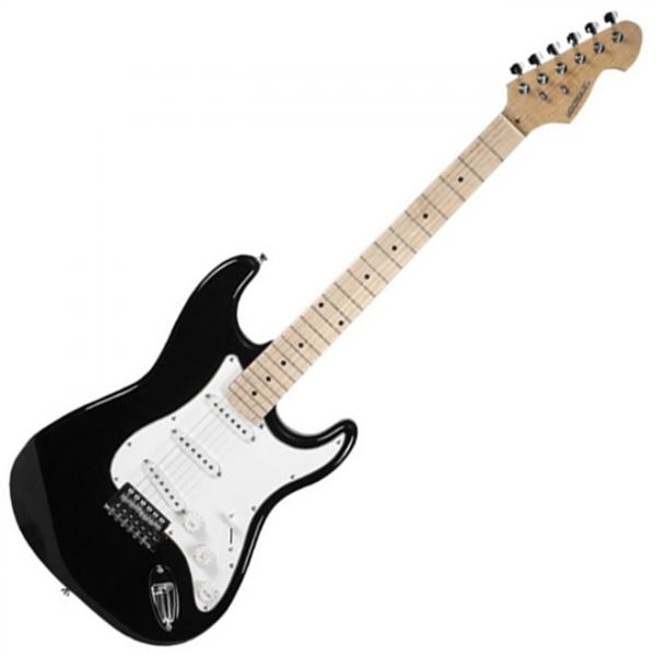 Guitarra Elétrica Strato Standard Preto Mx-7 Gm227 Michael