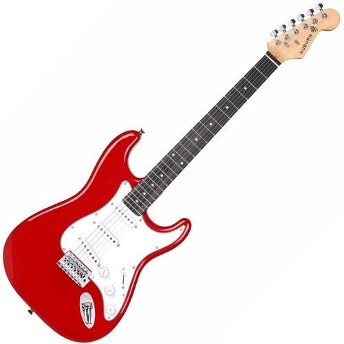 Guitarra Elétrica Strato Vermelha Aubst19 Auburn