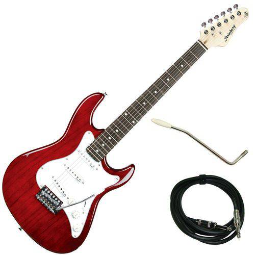 Guitarra Elétrica Stratocaster Egs216 Twr Vinho Strinberg
