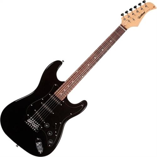 Guitarra Elétrica Stratocaster Full Black St-111 Waldman