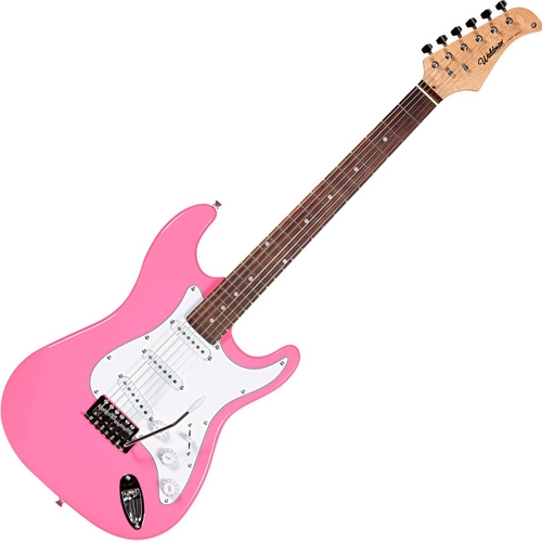 Guitarra Elétrica Stratocaster Rosa St-111 Waldman