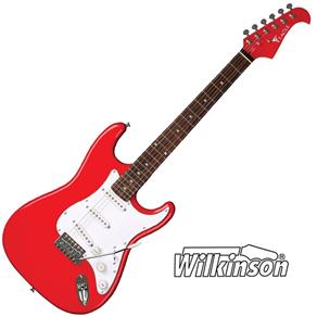 Guitarra Elétrica STS001 Strato RD Vermelha Eagle Cap. Wilkinson