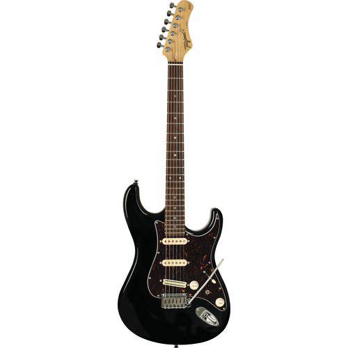 Guitarra Elétrica T-805 Tagima Black Escala Escura Escudo Tartaruga