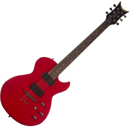 Guitarra Elétrica Vermelha 2 Humbuckers 22 Trates Glp300 Groovin