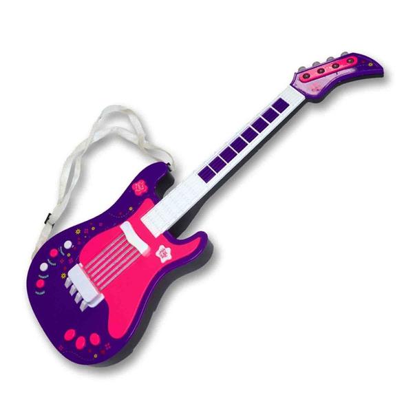 Guitarra Eletrônica Infantil Feminina Unik