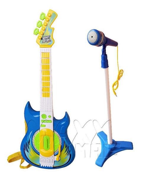Guitarra Eletronica Infantil - Guitar Micset C/microfone