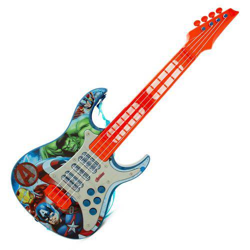 Guitarra Eletrônica Infantil - os Vingadores - Marvel - Toyng
