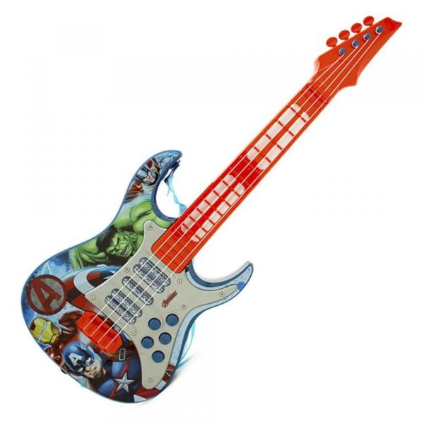 Guitarra Eletrônica Infantil os Vingadores - Marvel - Toyng