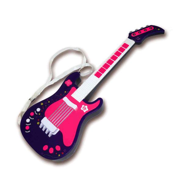 Guitarra Eletrônica Infantil - Rosa - Unik Toys