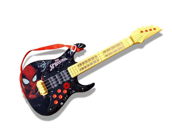 Guitarra Eletrônica Musical Infantil - Homem Aranha - Toyng