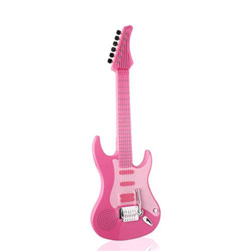 Guitarra Eletrônica Rosa - Dtc