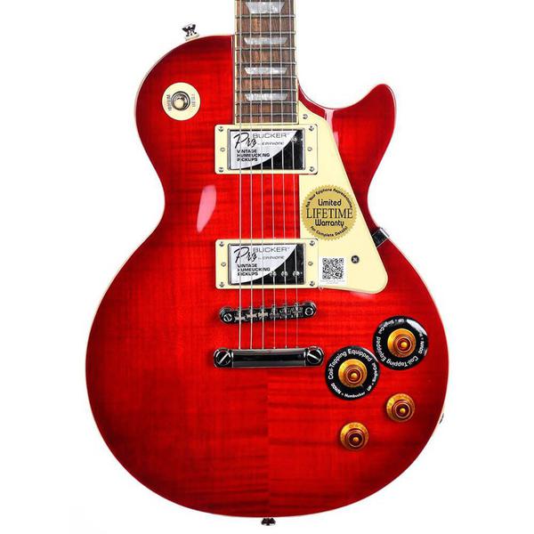 Guitarra Epiphone Les Paul Standard Plus Top Pro Blood Orange
