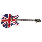 Guitarra Epiphone Semi Acústica Sheraton Union Jack Ltd Ed - Alpine White