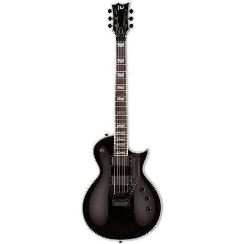 Guitarra ESP LTD EC-401FR BK | LP | Ativa | EMG | Floyd Rose | Preta