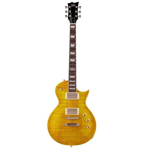 Guitarra ESP LTD EC-256 Lespaul Lemon Drop Mogno Top Flamed Maple