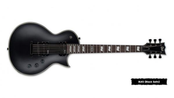 Guitarra Esp Ltd Les Paul Ec-256 Blks Black Satin