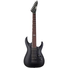 Guitarra ESP LTD MH-417 Black Satin - 7 Cordas, EMG 707 e 81-7