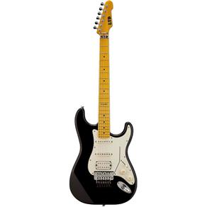 Guitarra ESP LTD ST-213 FR Floyd Rose Black Maple HSS