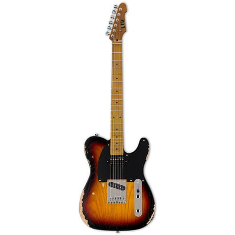 Guitarra Esp Ltd te 254d Envelhecida 3t - Three Tone