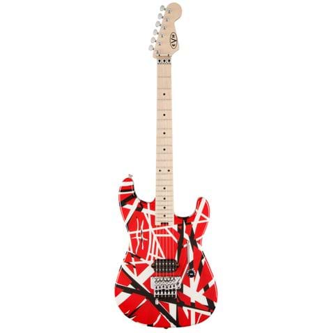 Guitarra Evh Striped Series Rbw 503 - Red Black White