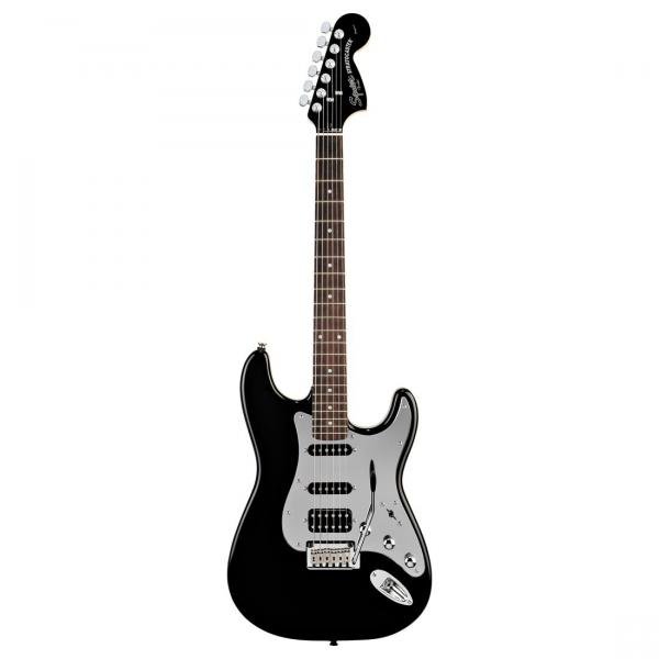 Guitarra Fender 032 1703 Squier Black And Chrome Strat Hss 506 Black