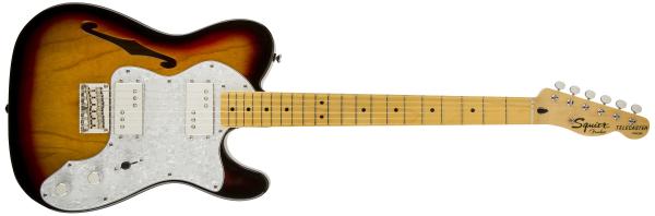 Guitarra Fender 030 1280 - Squier Vintage Modified Telecaster Thinline 72s - 500 - 3-color Sb - Fender Squier