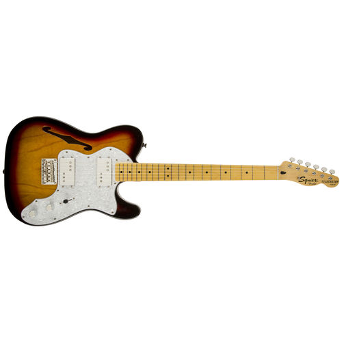 Guitarra Fender 030 1280 - Squier Vintage Modified Telecaster Thinline '72s - 500 - 3-color Sb
