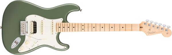 Guitarra Fender 011 3042 - Am Professional Stratocaster Shawbucker Hss Mn - 776 - Antique Olive