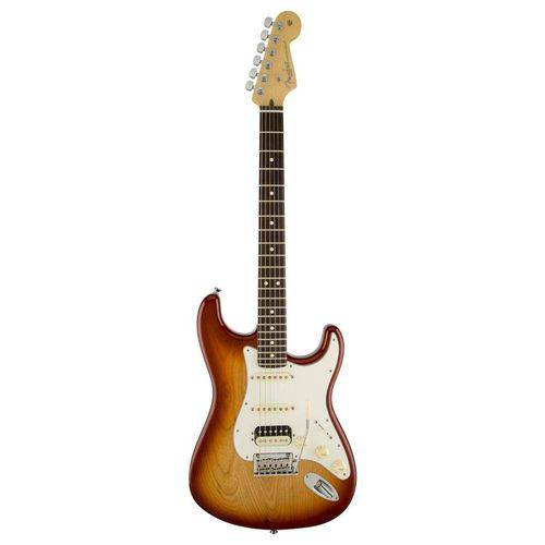 Guitarra Fender 011 3110 - Am Standard Stratocaster Shawbucker Ash Hss Rw - 747 - Sienna Sunburst