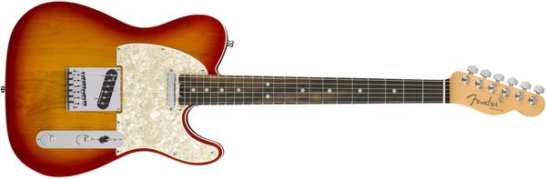 Guitarra Fender 011 4211 Am Elite Ebony Aged Cherry Burst